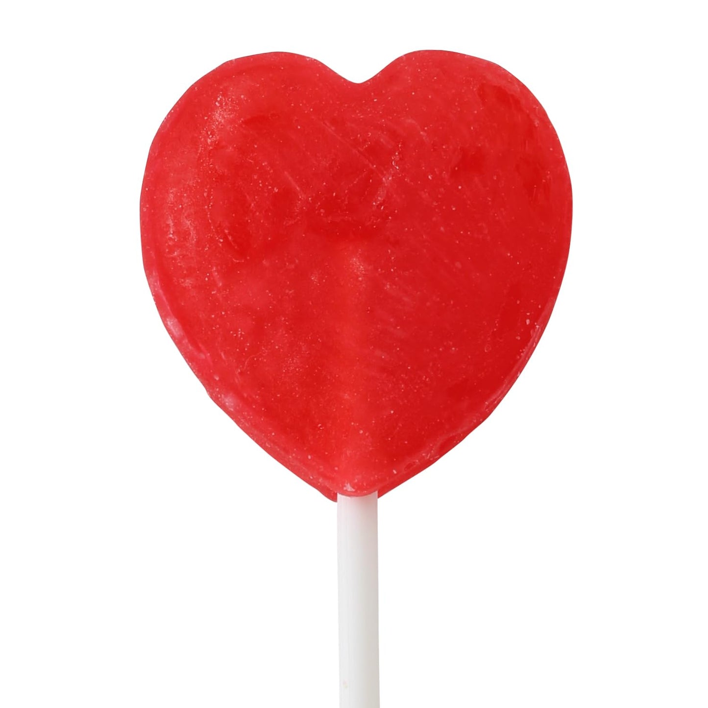 Red Heart Lollipops - 3 Pounds - Heart Shaped Suckers - Red Candies for Candy Buffet - Strawberry Flavored