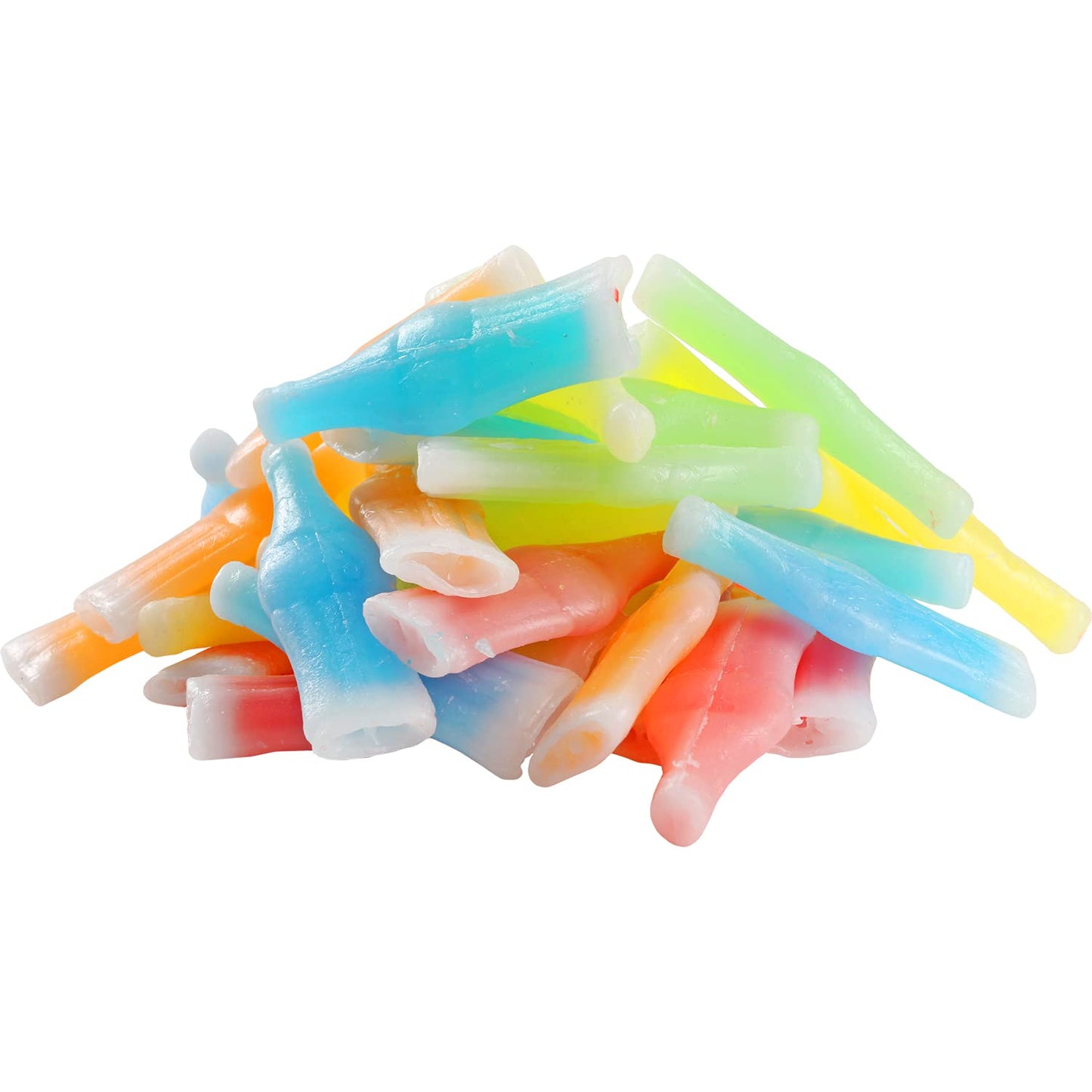 Wax Bottle Candy - 3 Pounds - Juice Filled Wax Candies - Kids Summer Party Candy - Candies for Pinatas, Parades, Goodie Bag Fillers - Bulk Candy