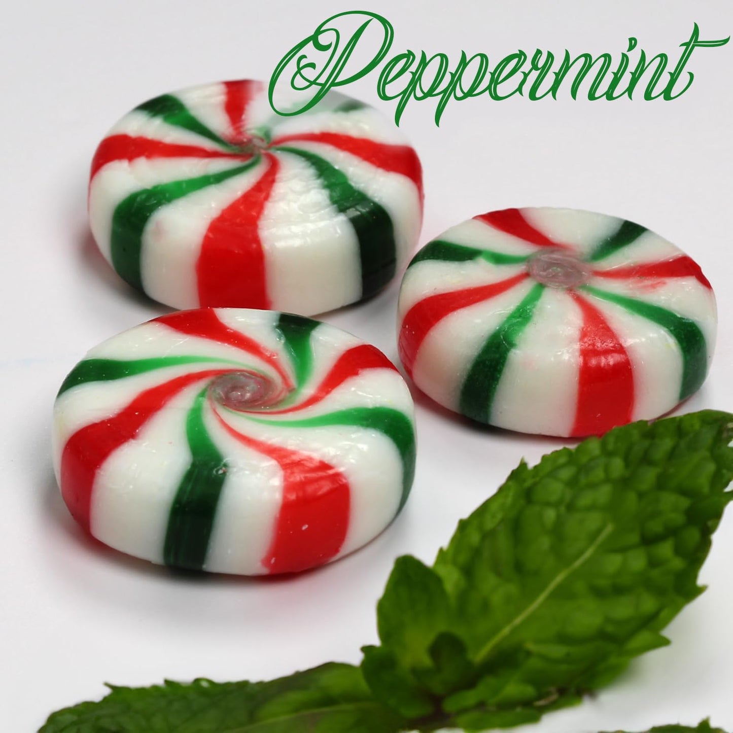 Christmas Peppermint Starlights - 3 Pounds - Mints Bulk Candy - After Dinner Mints - Peppermint Hard Candy - Red and Green Candies