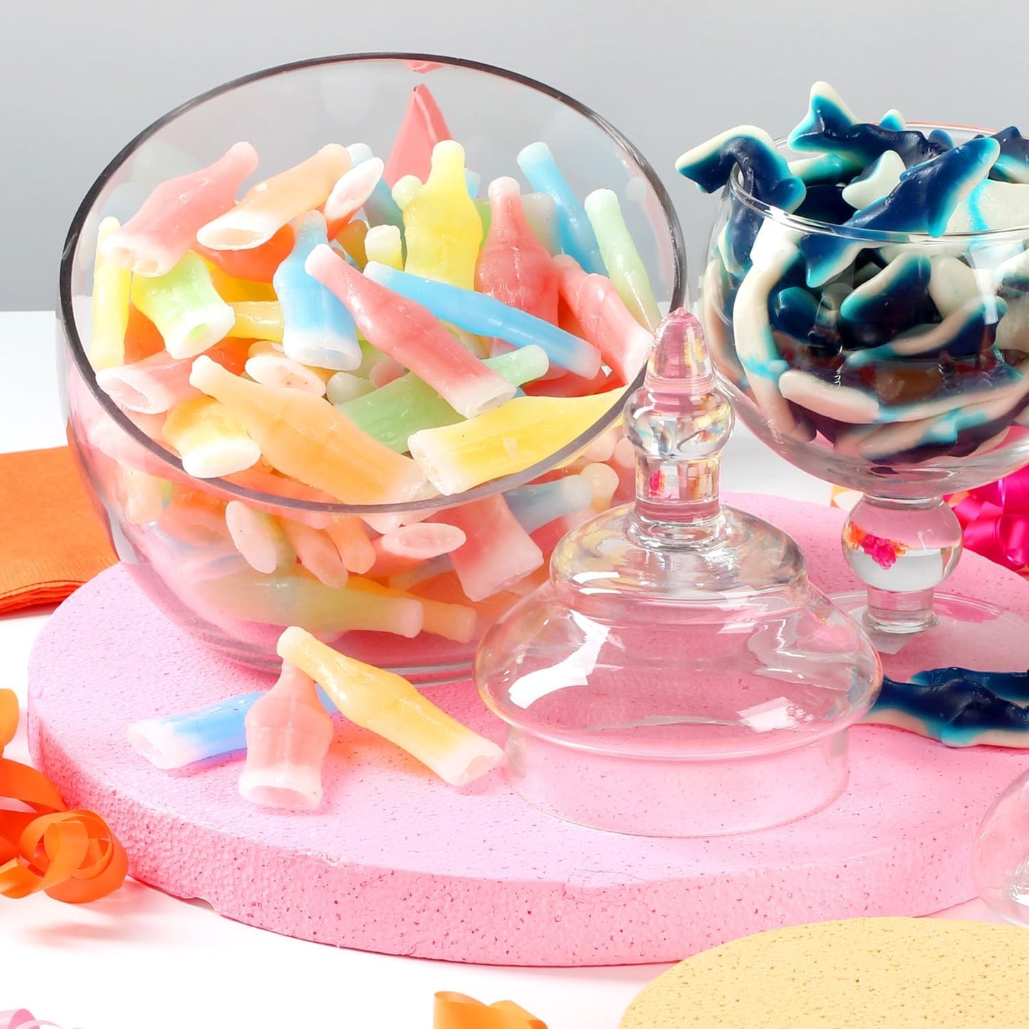 Wax Bottle Candy - 3 Pounds - Summer Candies - Wax Bottles with Juice - Nik L Nip Drinks - 90s Candies - Old Fashion Retro