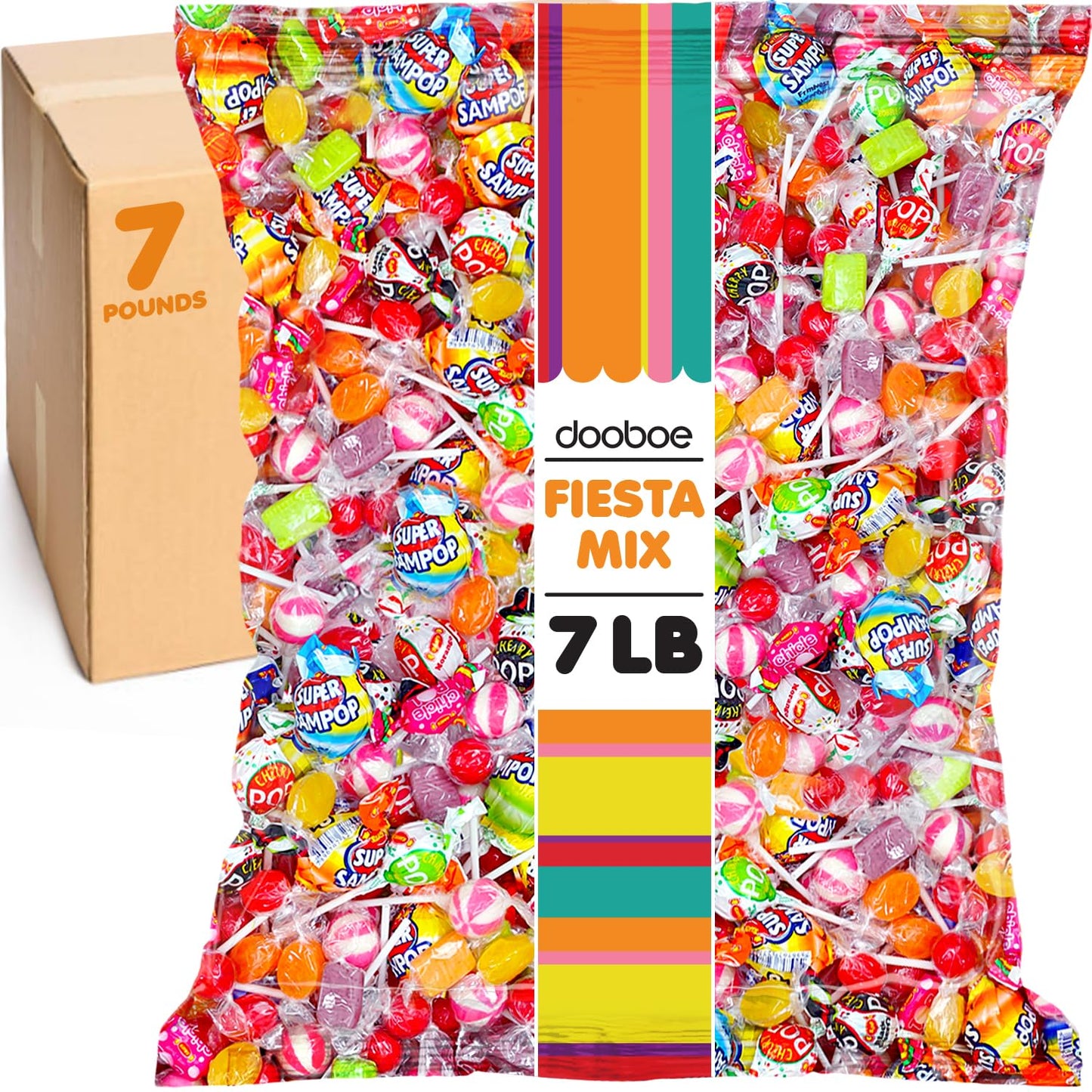 Pinata Party Mix - 7 Pounds - Big Bulk Parade Assorted Candy - Parade Candies - Candy for Goodie Bags - Party Candy for Kids and Adults