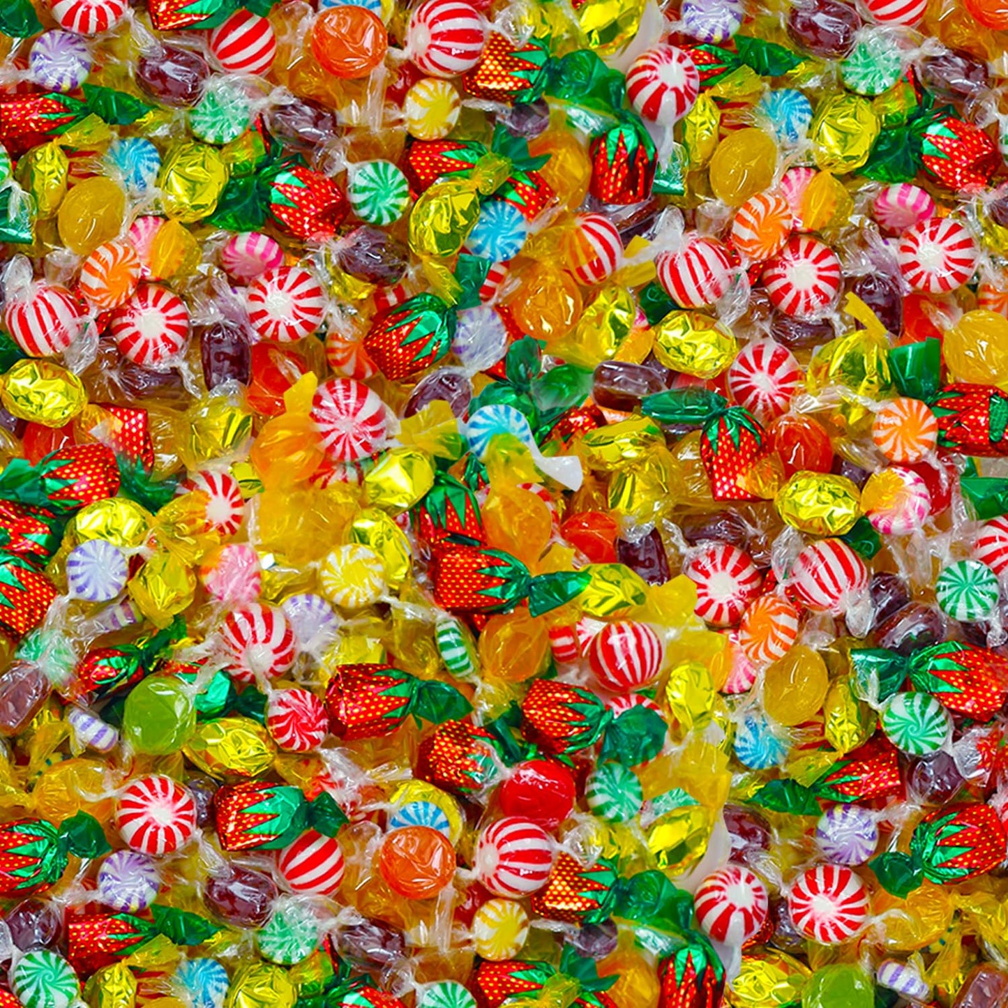 Dooboe Hard Candy Mix - 7 Pounds - Big Bulk Hard Candies Individually Wrapped - Old Fashioned - Rootbeer, Strawberry, Toffee, Mint and More