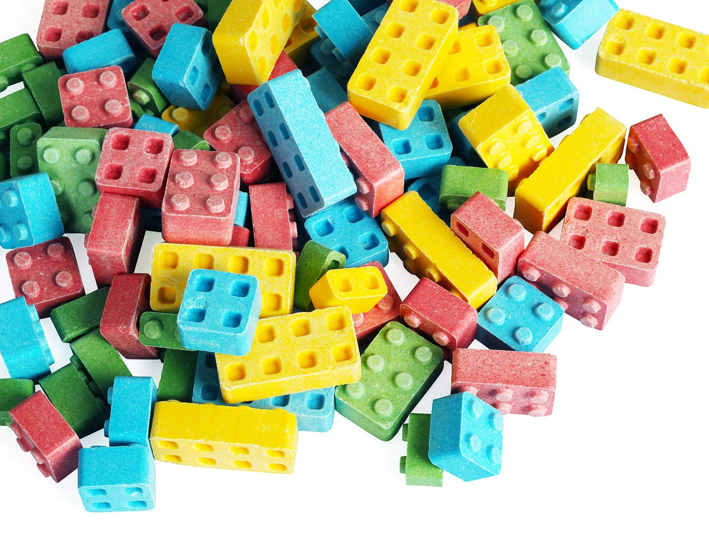 Building Blocks Candy - 3 Pound Bag - Building Block Candies - Candy Bricks Assorted Flavors - Edible Blocks Assortment