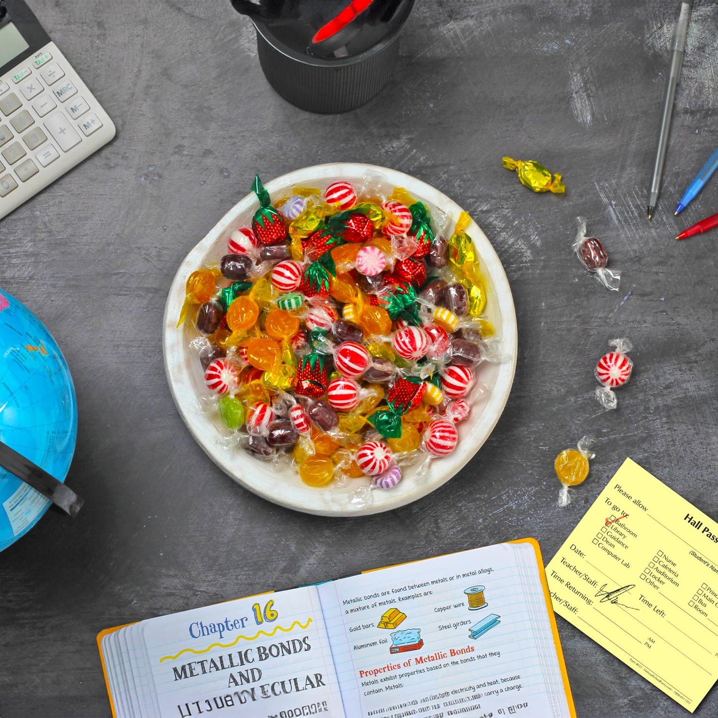 Dooboe Hard Candy Mix - 7 Pounds - Big Bulk Hard Candies Individually Wrapped - Old Fashioned - Rootbeer, Strawberry, Toffee, Mint and More