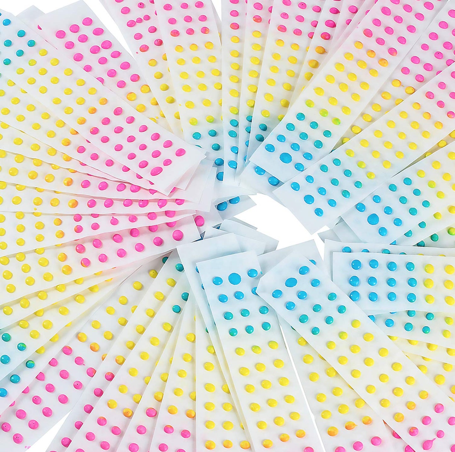 Candy Buttons Strips - Approx. 50 Paper Strips - Vintage 90s Candy Dots - Rainbow Pastel Candy - Bulk Candy Rolls - Fun Kids Candy