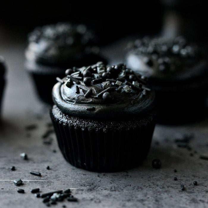 Black Sprinkles - 1.6 Pounds - Black Jimmies for Halloween - Bulk Sprinkles for Ice Cream, Cookies, Cupcakes - Halloween Sprinkles for Baking