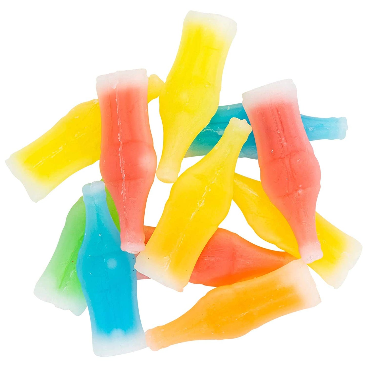 Wax Candy Bottle Drinks - Colorful Candy - Assorted Colors/Flavors - Bulk Candy - 4 LB - Great for Summer Barbeques, Pool Parties, Fourth of July