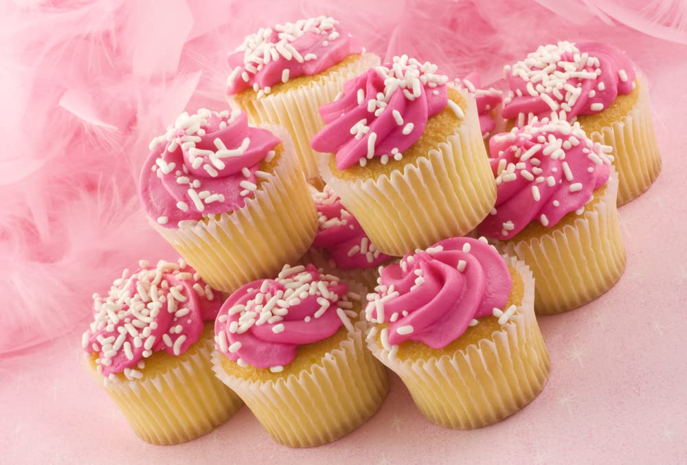 White Sprinkles Bulk - 1.6 LB - Mothers Day Sprinkles - Jimmies in Resealable Container - Sprinkles for Cake Decorating, Cupcakes, Cookie Baking and More