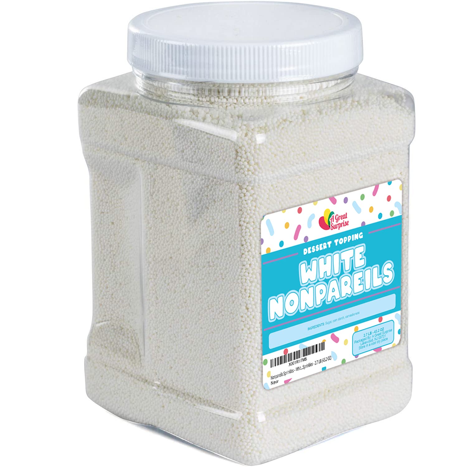 Yellow Sprinkles - 1.6 LB Bulk Dessert Toppings - Colorful Jimmies for  Baking - Yellow Sprinkles in Resealable Container - Spring, Summer Dessert