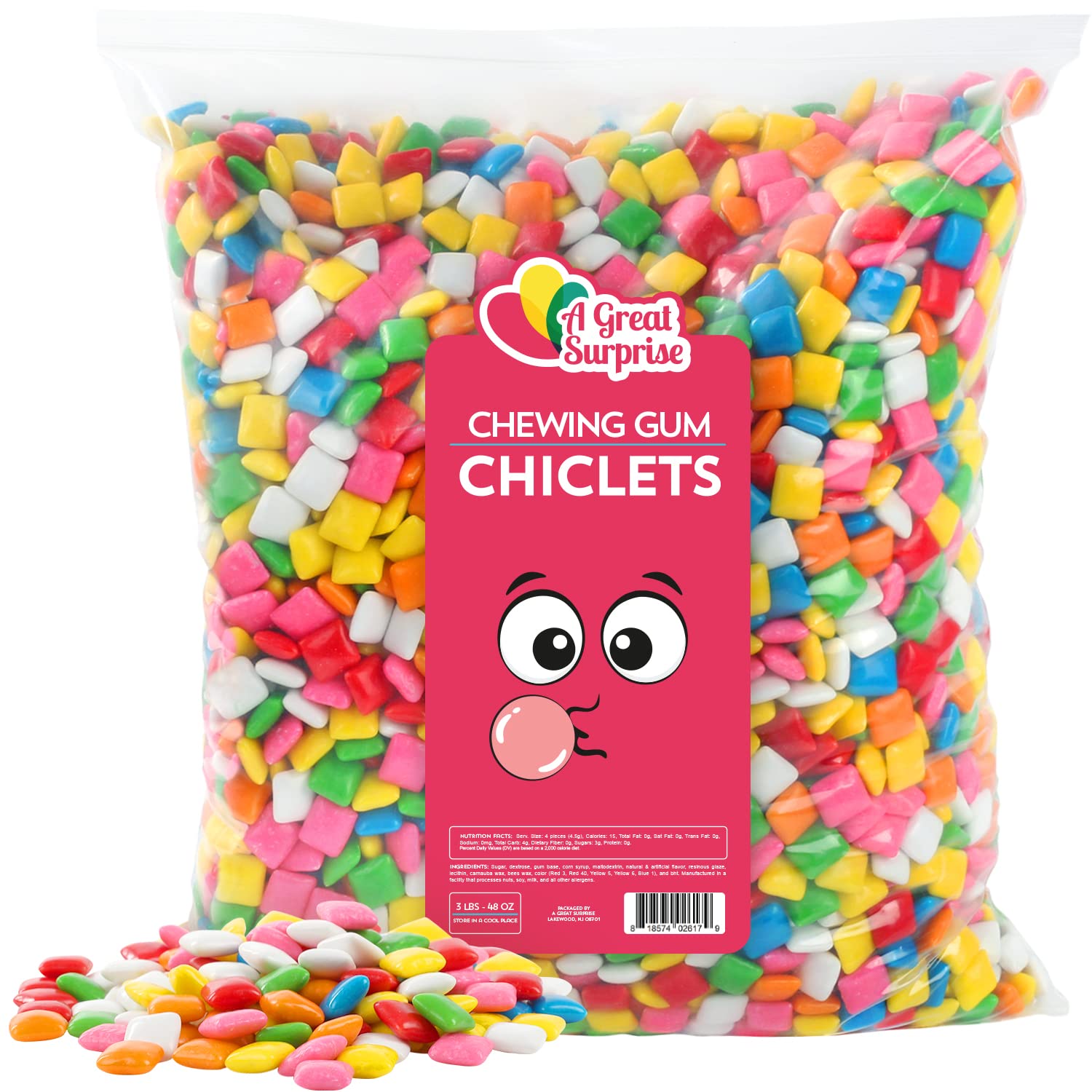 Chiclets - Chewing Gum - Gumball Machine Refills - Fruit Flavored/Asso –  Panrax Group Store
