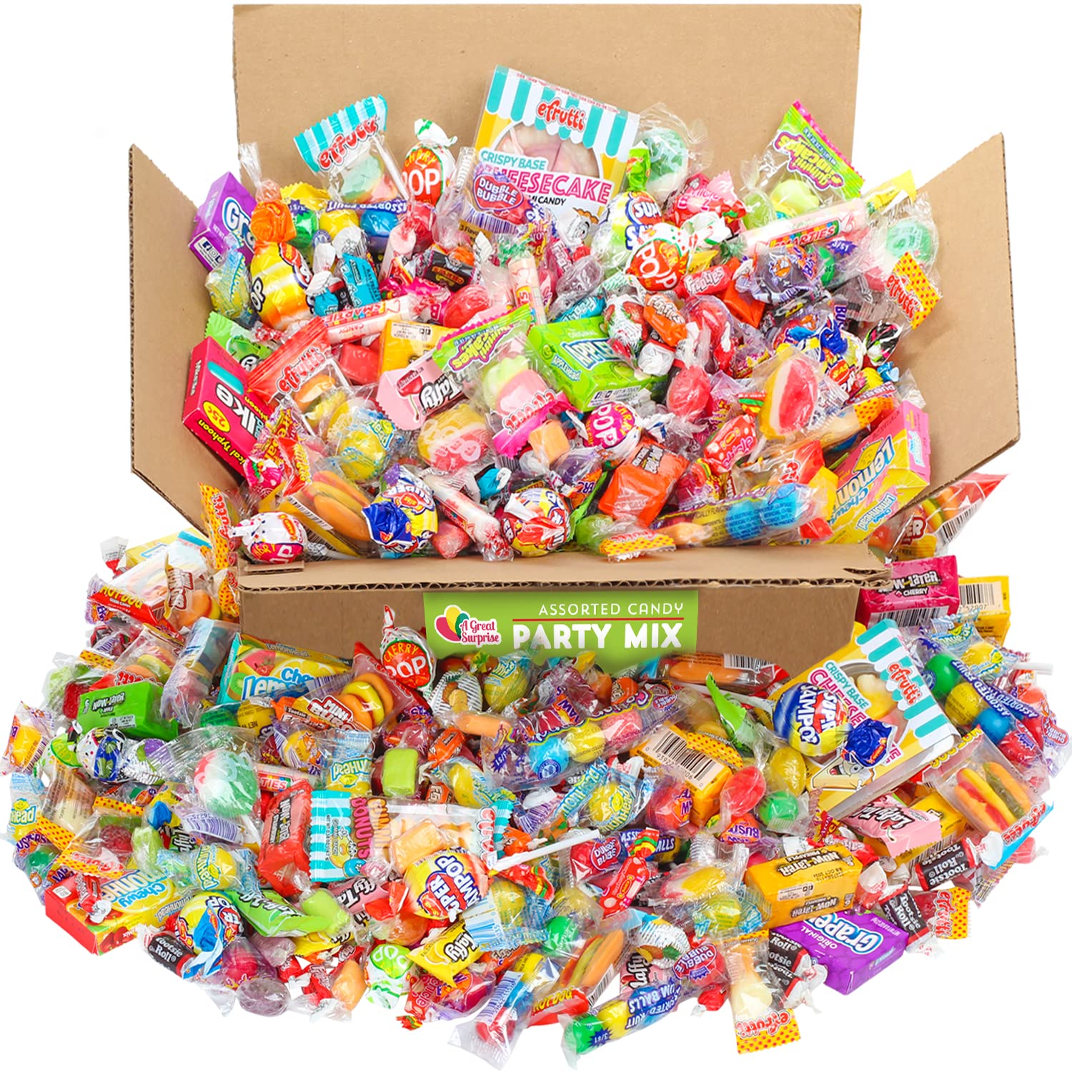 A Great Surprise Assorted Candy Mix - Individually Wrapped Candies - Bulk  Variety - Parade Candy - Pinata Candy Mix - 7 Pounds