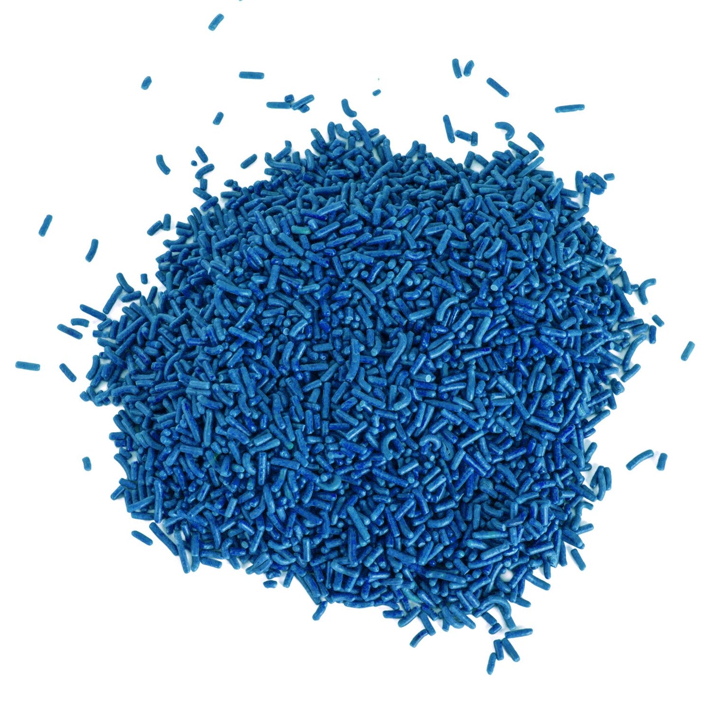 Blue Sprinkles Bulk - 1.6 Pounds - Royal Blue Jimmies - Dark Blue Sprinkles for Decorating Cupcakes, Cakepops, Baby Showers - Blue Dessert Toppings