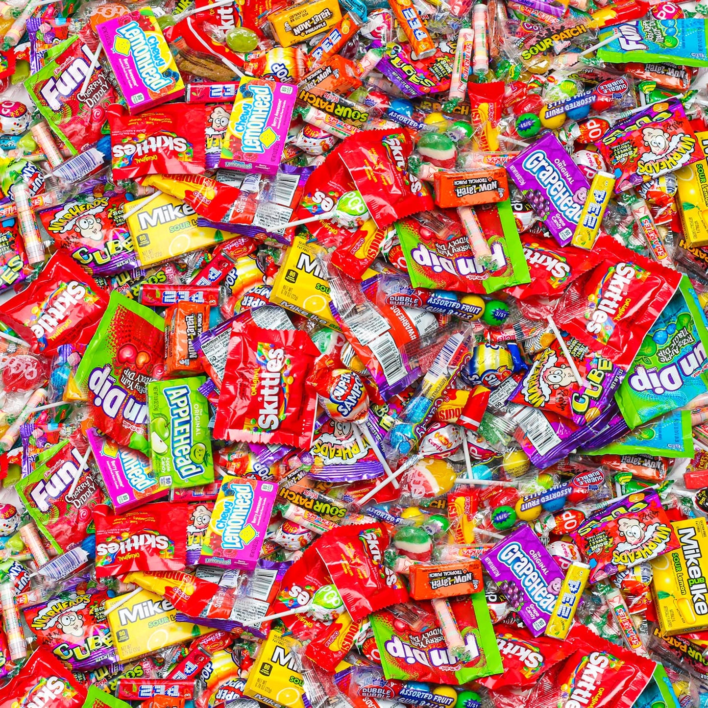 Giant Candy Mix - Parade Candy - 8 LB Bulk Assortment - Pinata Candies - Individually Wrapped Goodie Bag Filler Candy - Huge Variety Candy Bag - For Office, Birthdays, Fiesta, Carnival
