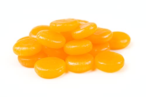 Butterscotch Hard Candy - 4 Pounds - Individually Wrapped Butter Scotch Candies - Yellow Candy - Butterscotch Discs Buttons - Bulk Candy