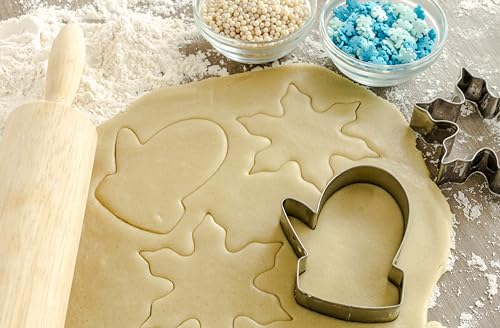 Snowflake Confetti - 10 ounces - Christmas Sprinkles - Winter Jimmies - Candy Dessert Toppings for Cake, Cupcake, Cookie Decorating