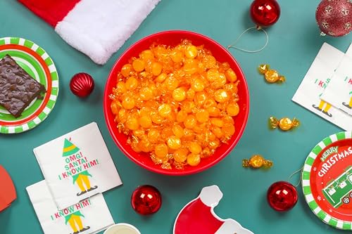 Butterscotch Hard Candy - 4 Pounds - Individually Wrapped Butter Scotch Candies - Yellow Candy - Butterscotch Discs Buttons - Bulk Candy