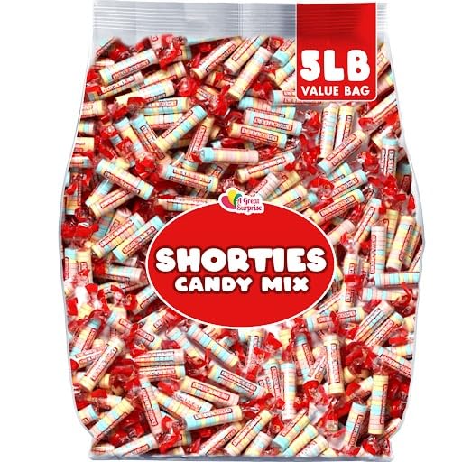 A Great Surprise Shorties Candy - 5 Pound Bag - Pressed Candies