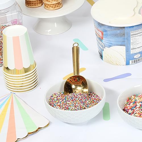 Rainbow Nonpareils Sprinkles - 2.7 Pounds - Big Bulk - Bulk Ice Cream Sprinkles - Rainbow Toppings for Cake Decorating, Cookies, Cupcakes