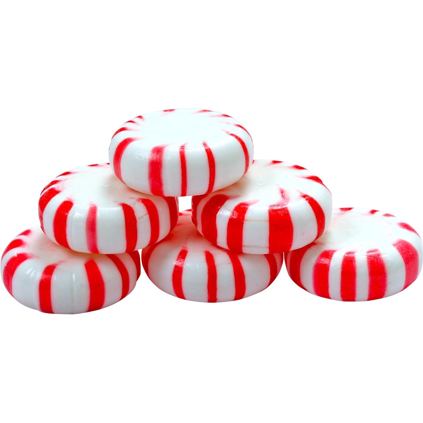 Starlight Peppermint Candy - 5 lb Bulk Bag - Red & White Peppermint Hard Candy - Individually Wrapped Mints for Office Candy Bowls