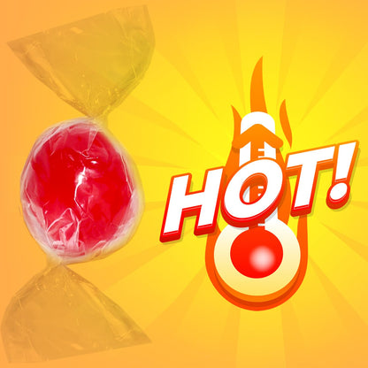 Hot Cinnamon Candy Balls - 3 Lbs - Fire Hot Candies - Red Bulk Suckers for Buffet, Parties, Offices