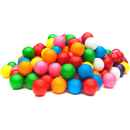 Gumballs for Machine Refills - 4 Pounds - 1 inch Rainbow Gumball Candy - Approx 240 Pieces - Colorful Candies Unwrapped