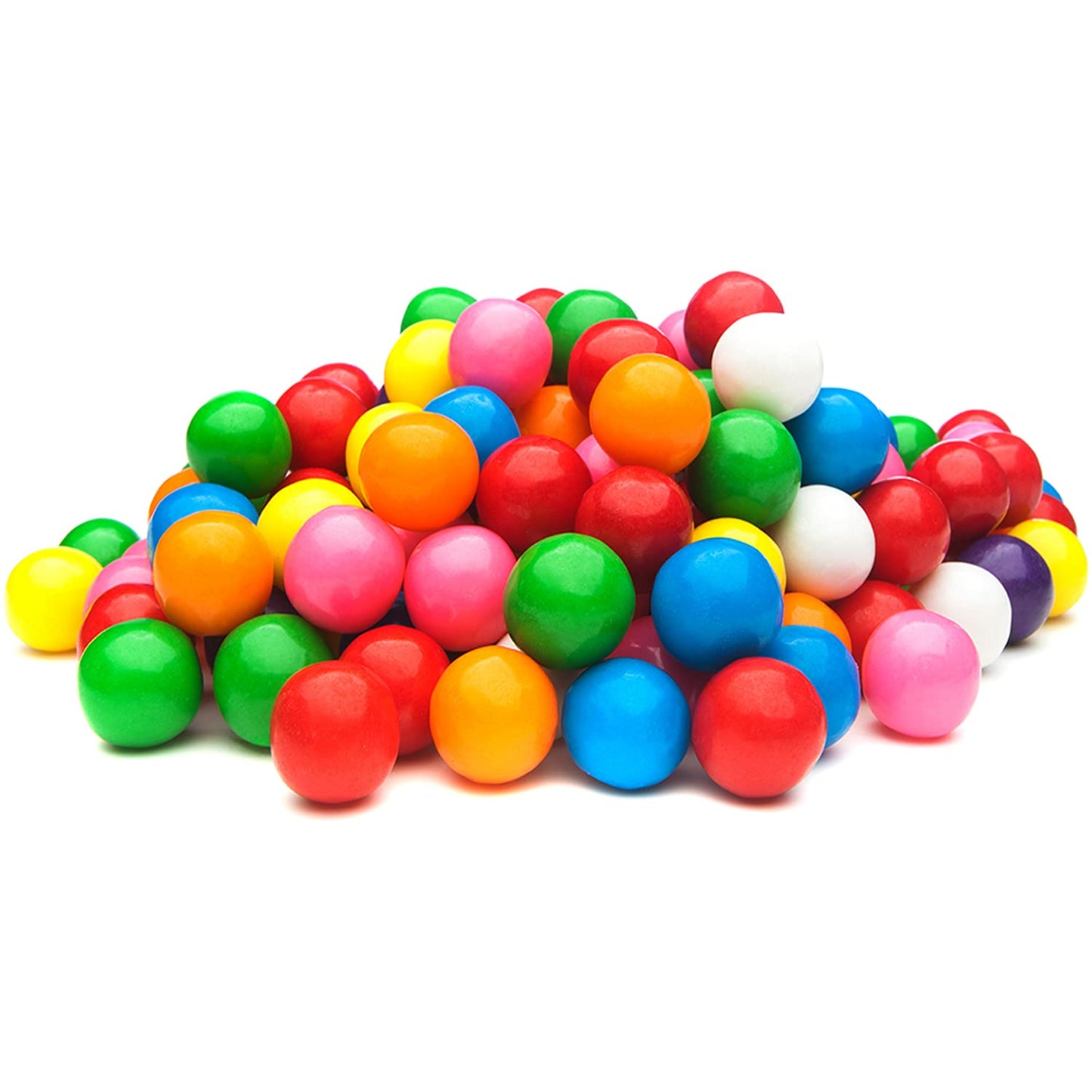 Gumballs for Gumball Machine Refills - 4 Pounds - 1 inch Rainbow Gumball Candy - Approx 240 Pieces - Large Rainbow Gum Balls - Colorful Candies Unwrapped