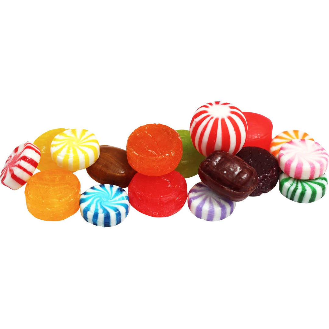Lalees Bulk Hard Candy  4 Pounds Individually Wrapped Classic Mix  Office Candy Variety Pack for Desk, Front Counter, Lobby & Events