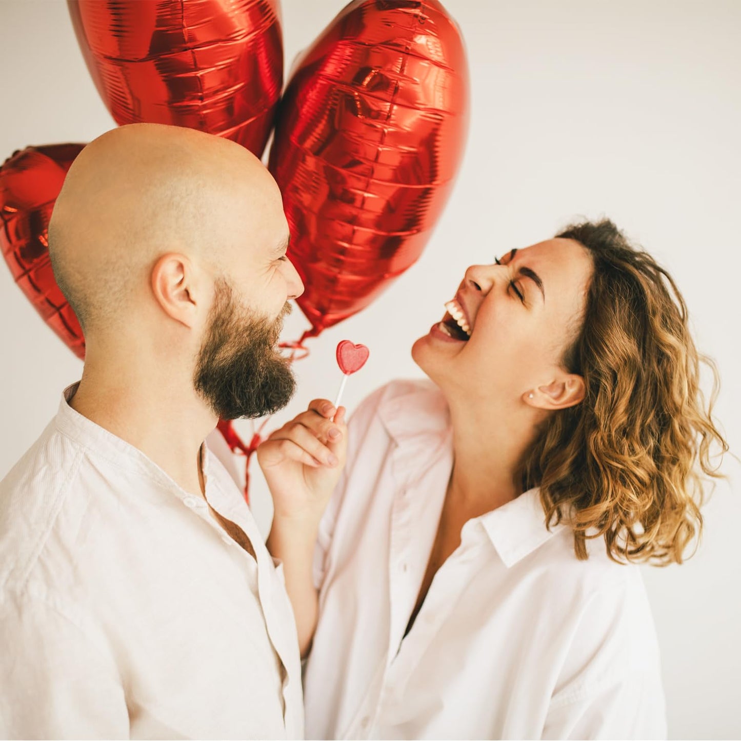 Red Heart Lollipops - 3 Pounds - Heart Shaped Suckers - Red Christmas Candies for Candy Buffet - Strawberry Flavored
