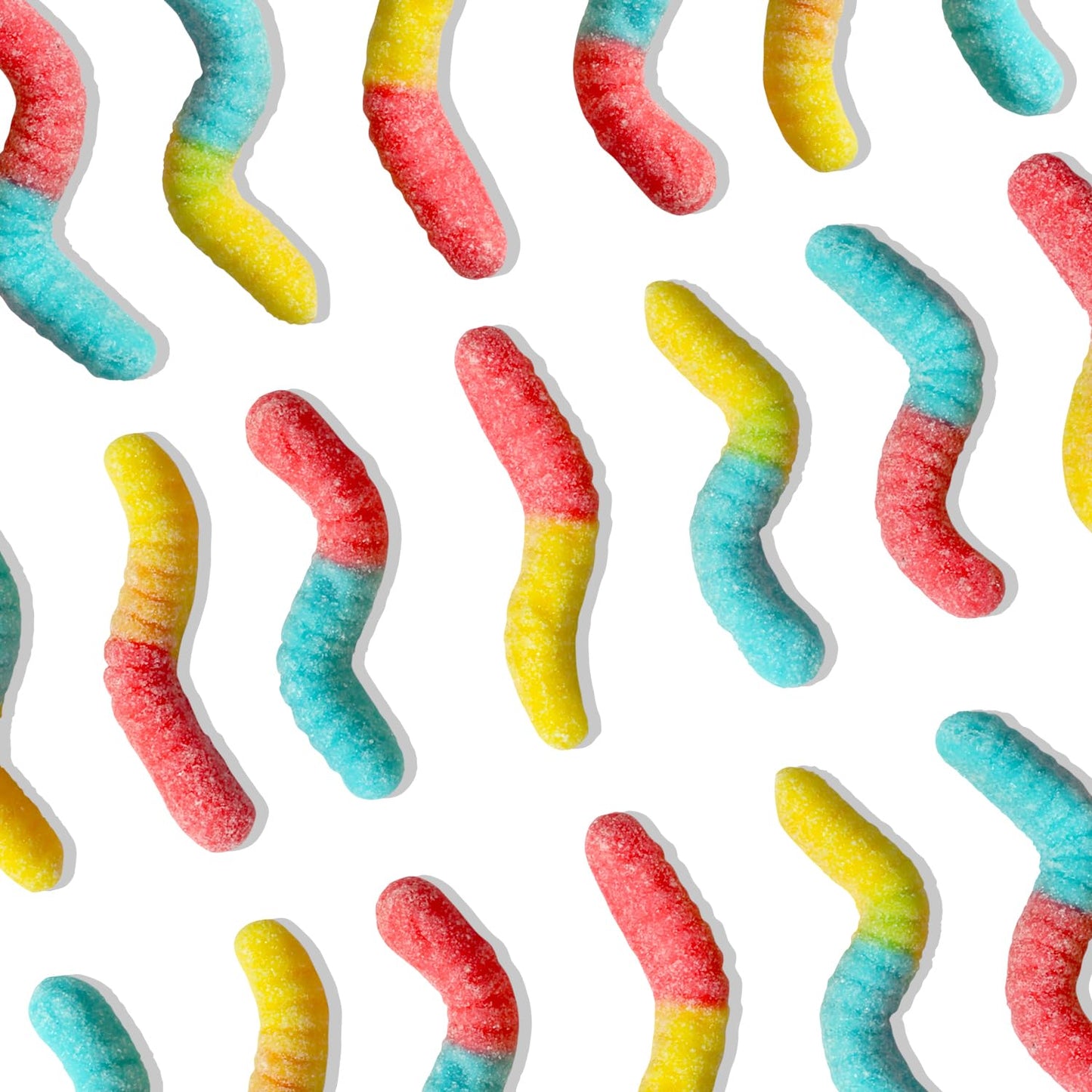 Dooboe Sour Gummy Worms Bulk Pack - 40 Packs (30 Gram Peg Bags) - Stocking Stuffers Sour Squirmers Individually Wrapped for Kids and Adults, Parties, School, Pinata