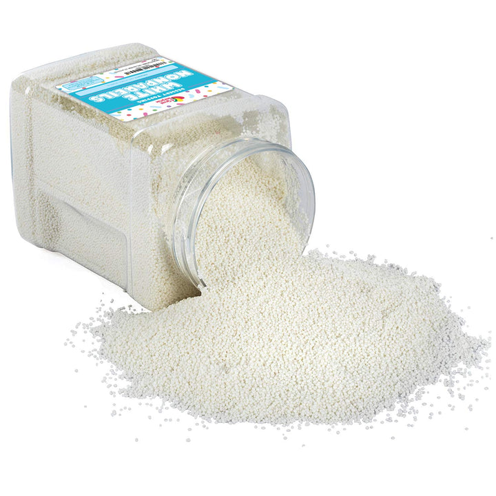 Holiday White Pearl Sprinkles - 2.7 Pounds - Bulk White Nonpareils Jimmies - Toppings for Bridal Sprinkles - Tiny Pearls for Cakes, Cookies, Cakepops