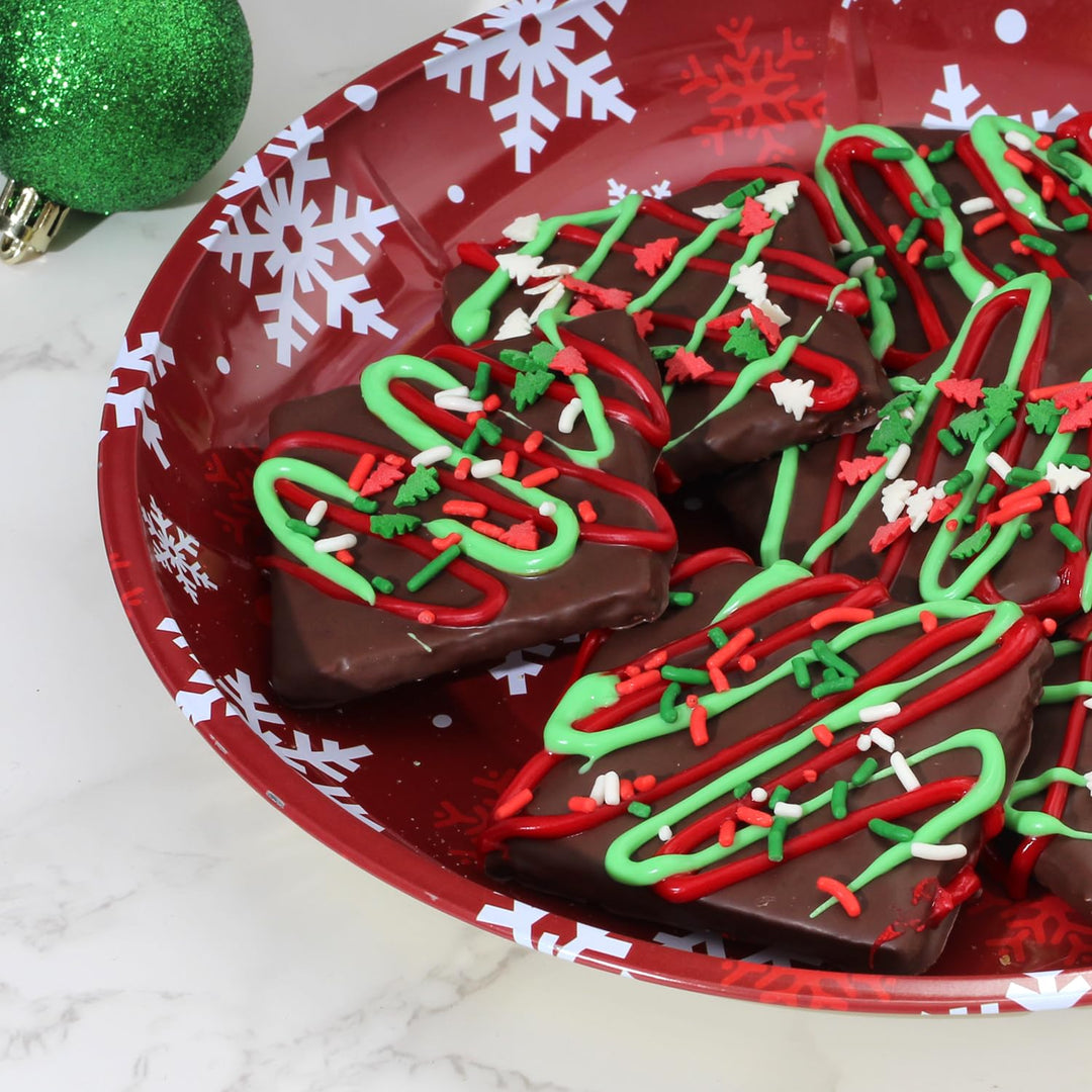 Christmas Sprinkles - 1 Pound - Holiday Xmas Jimmies - Red, White & Green Jimmies for Baking - Bulk Sprinkle Toppings for Cookies, Cakes, Cupcakes, and More!