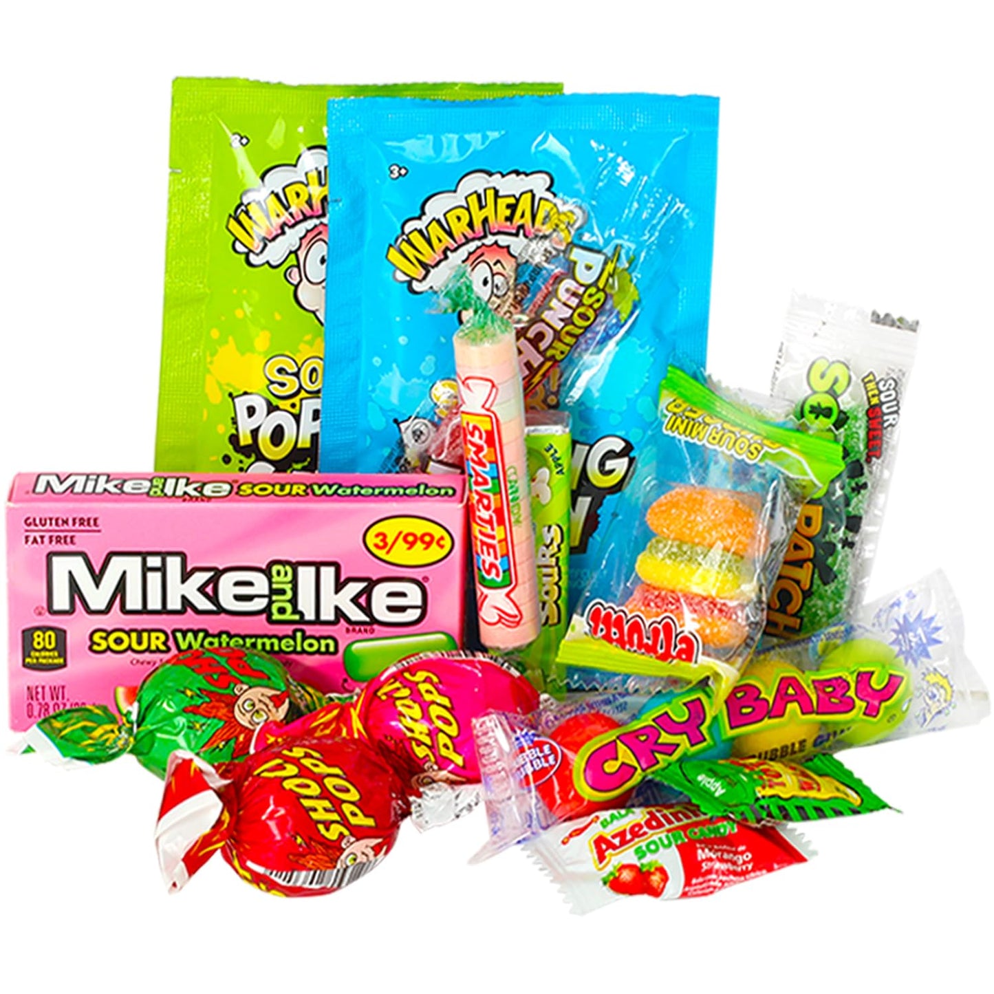 Sour Candy Variety Pack - 3 Pounds - Bulk Sour Candy - Sour Pinata Candies Mix - Bulk Pinata Candy Assortment - Extreme Sour Candy for Kids/Adults