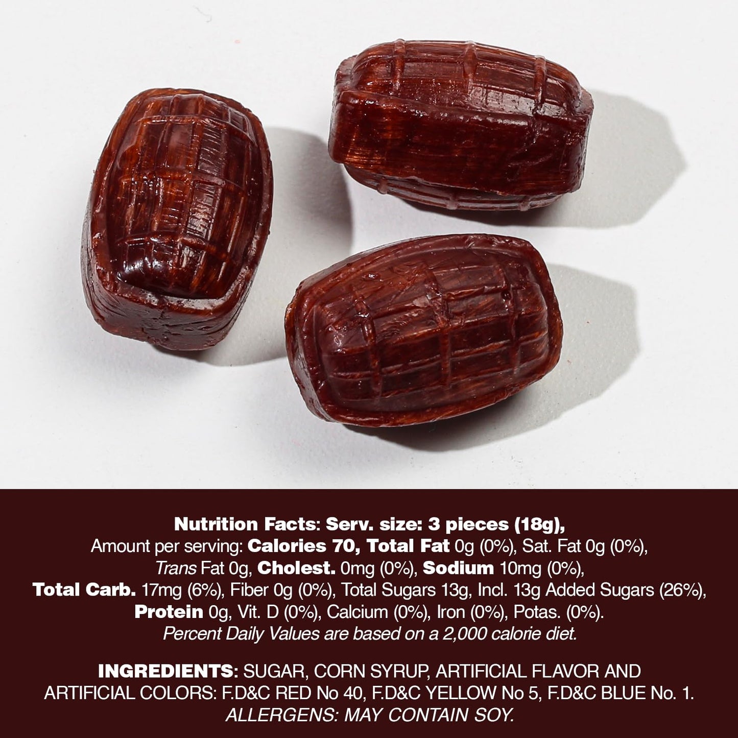 Dooboe Root Beer Barrels Hard Candy - 6 Pounds - Individually Wrapped - Old Fashion Classic Nostalgic Candies