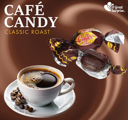 A Great Surprise Coffee-flavored Hard Candies - 3 Pounds - Individually Wrapped - Big Bulk Coffee Candy Original (Classic Roast)