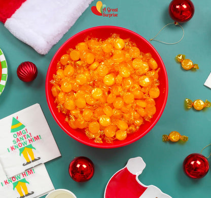 Butterscotch Hard Candy - 4 Pounds - Individually Wrapped Butter Scotch Candies - Yellow Candy - Butterscotch Discs Buttons - Bulk Candy