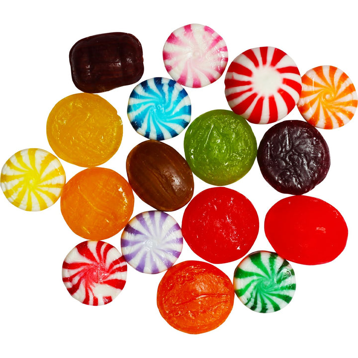 Lalees Bulk Hard Candy  4 Pounds Individually Wrapped Classic Mix  Office Candy Variety Pack for Desk, Front Counter, Lobby & Events