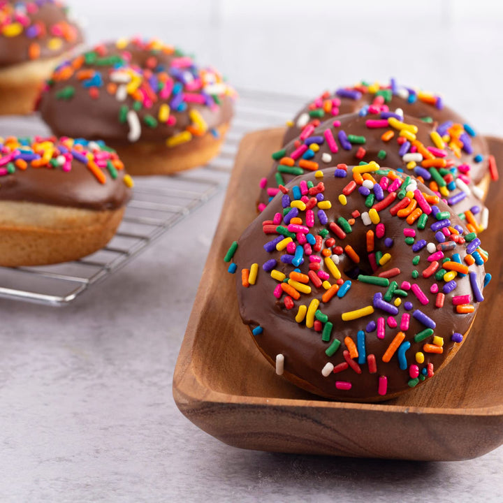A Great Surprise Rainbow Sprinkles Bulk - 6 Pounds - Bulk Rainbow Jimmies - Kosher - Decorating Cookies, Ice Cream Toppings, Cake