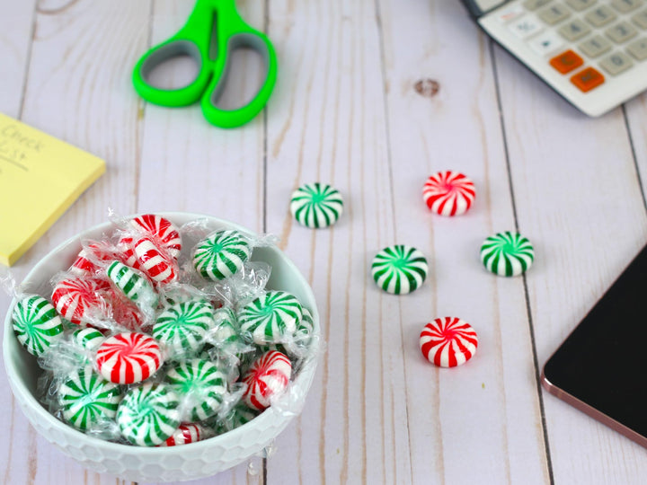 Christmas Starlight Mint Candy - 3 Pounds - Peppermint and Spearmint - Bulk Mints Hard Candy Individually Wrapped