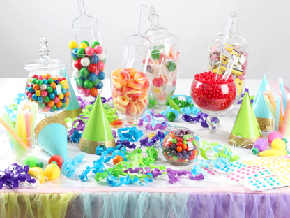 Gumballs for Machine Refills - 4 Pounds - 1 inch Rainbow Gumball Candy - Approx 240 Pieces - Colorful Candies Unwrapped
