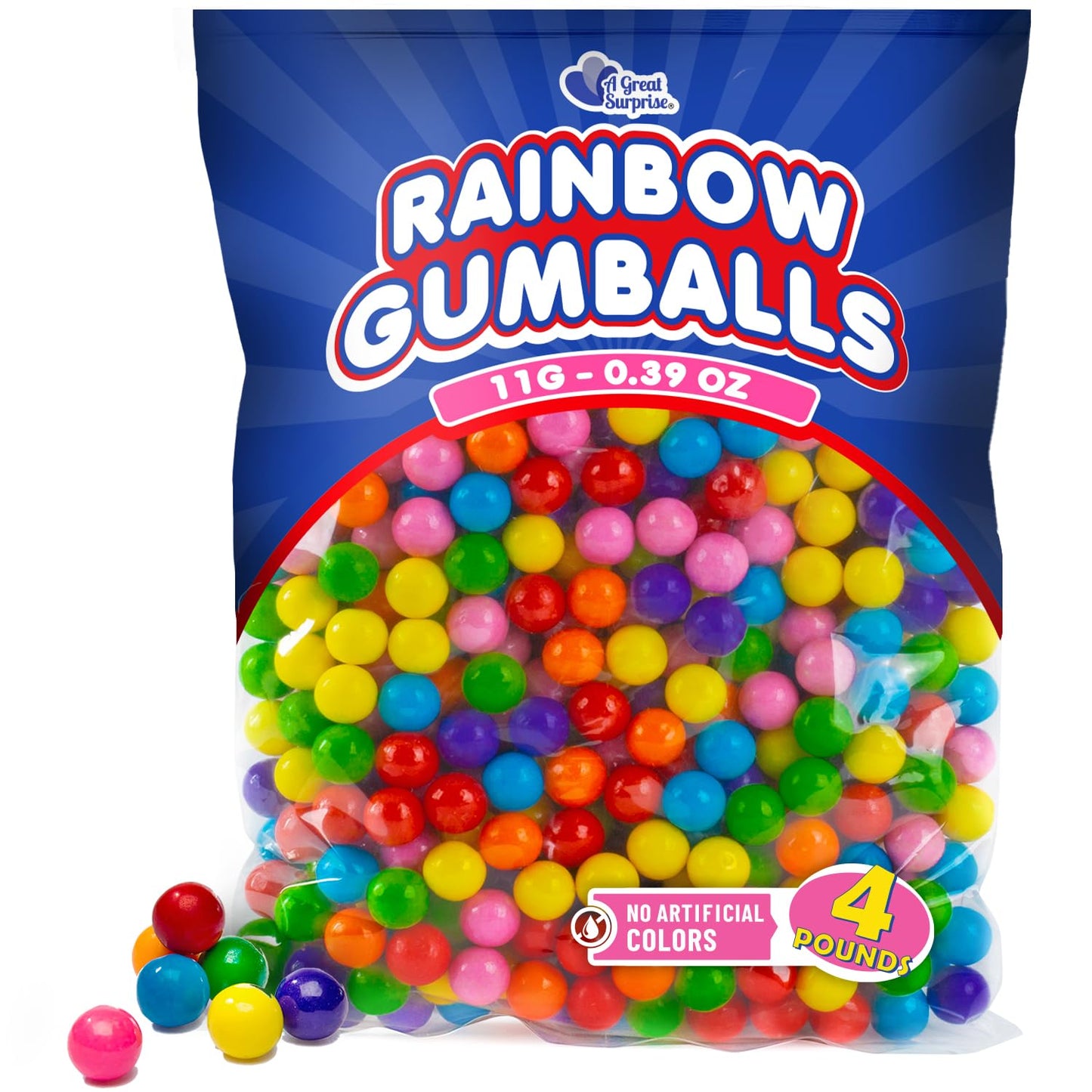 A Great Surprise Gumballs (4 Pounds Mini)