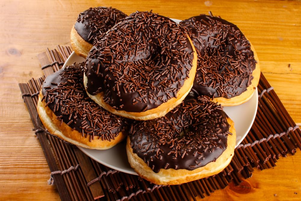 Chocolate Sprinkles - 2.2 Pounds - Chocolate Jimmies for Ice Cream - Toppings for Baking, Cake Decorating, Cookies, Cupcake