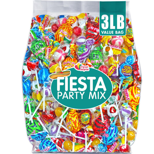 Assorted Candy - Bulk Candy - Party Mix - Goodie Bag Stuffers - Candy Variety Pack - Pinata Candy - Individually Wrapped Candies - Fun Size Candy - Bag Candy (3 Pounds)