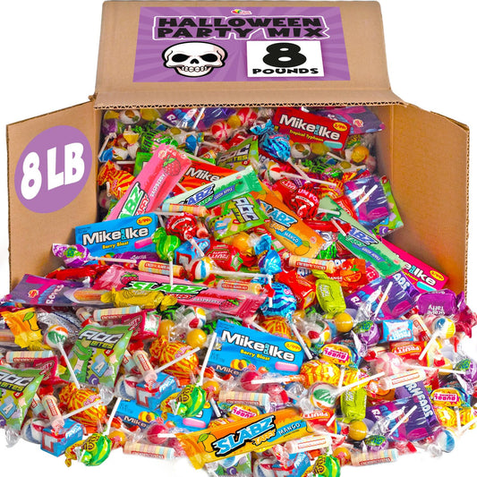 Bulk Party Mix - 8 Pounds - Variety Parade Candies - Piata Candies - Individually Wrapped Candy - Assorted Candy