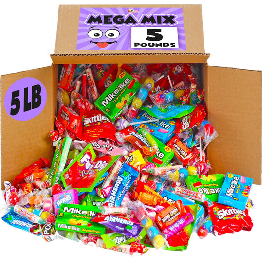 Pinata Bulk Candy - 5 Pounds - Pinata Candies Stuffer/Fillers - Bulk Candy Variety Pack- Parade Candy - Individually Wrapped Assorted Candies - Party Candy Assortment for Goodie Bags - Bulk Candy Mix Party Favors