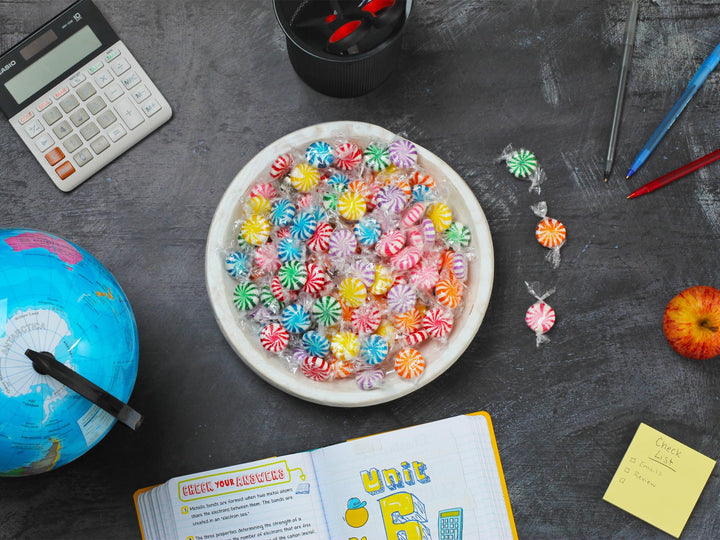 Christmas Assorted Fruit Starlights - 3 Pounds - Pinwheel Fruit Candies - Fruit Flavored Hard Candy - Individually Wrapped -Office, Desk, Classroom