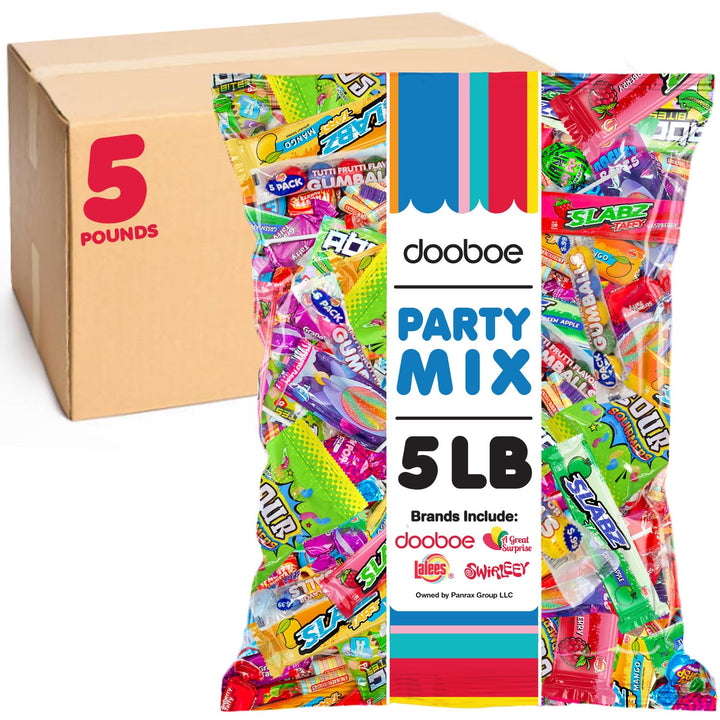 Dooboe Bulk Candy Bag - 5 Pounds - Variety Pack Candy - Assorted Candies for Birthdays, Offices, Piata, Gifting