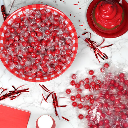 A Great Surprise Red Hot Cinnamon Candy Balls - 5 Pounds - Red Fire Candy Bulk - Individually Wrapped