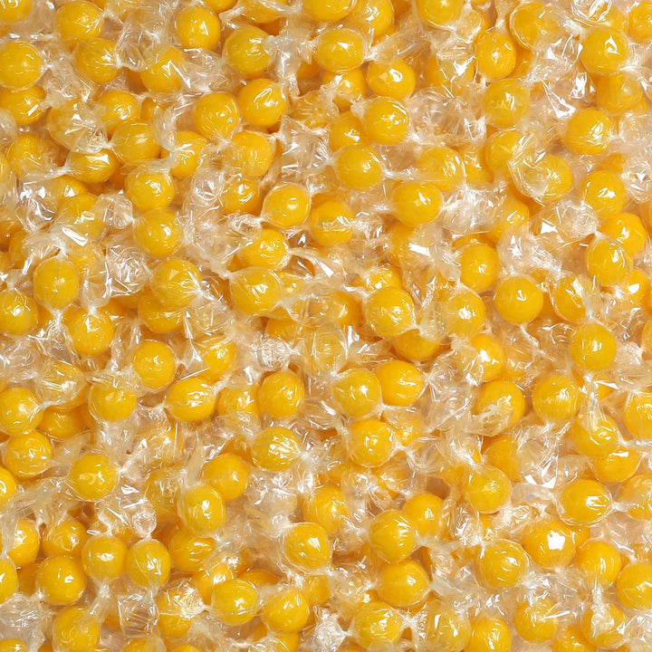 Lemon Balls Hard Candy - 3 Pounds - Yellow Candies Drop - Individually Wrapped - Baby Shower, Candy Buffet