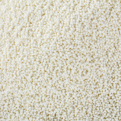 White Nonpareils Sprinkles  1.8 LB Bulk Candy - Non Pareils Jimmies  Toppings for Cake Decorating, Cupcakes, Baking
