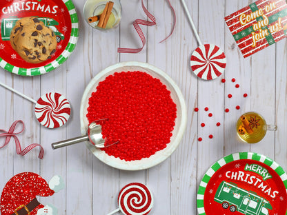 A Great Surprise Red Cinnamon Imperials - 3 Pounds - Red Hot Candy Bulk - Imperial Candies for Machine Refills, Buffet